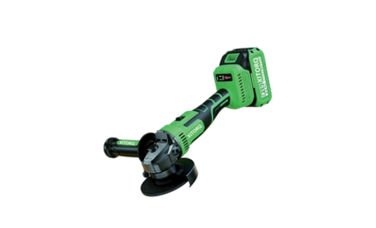 XJ.908 21V Lithium-Ion høymagnetisk børsteløs vinkelsliper — 100 mm skive, skjæring/sliping/polering